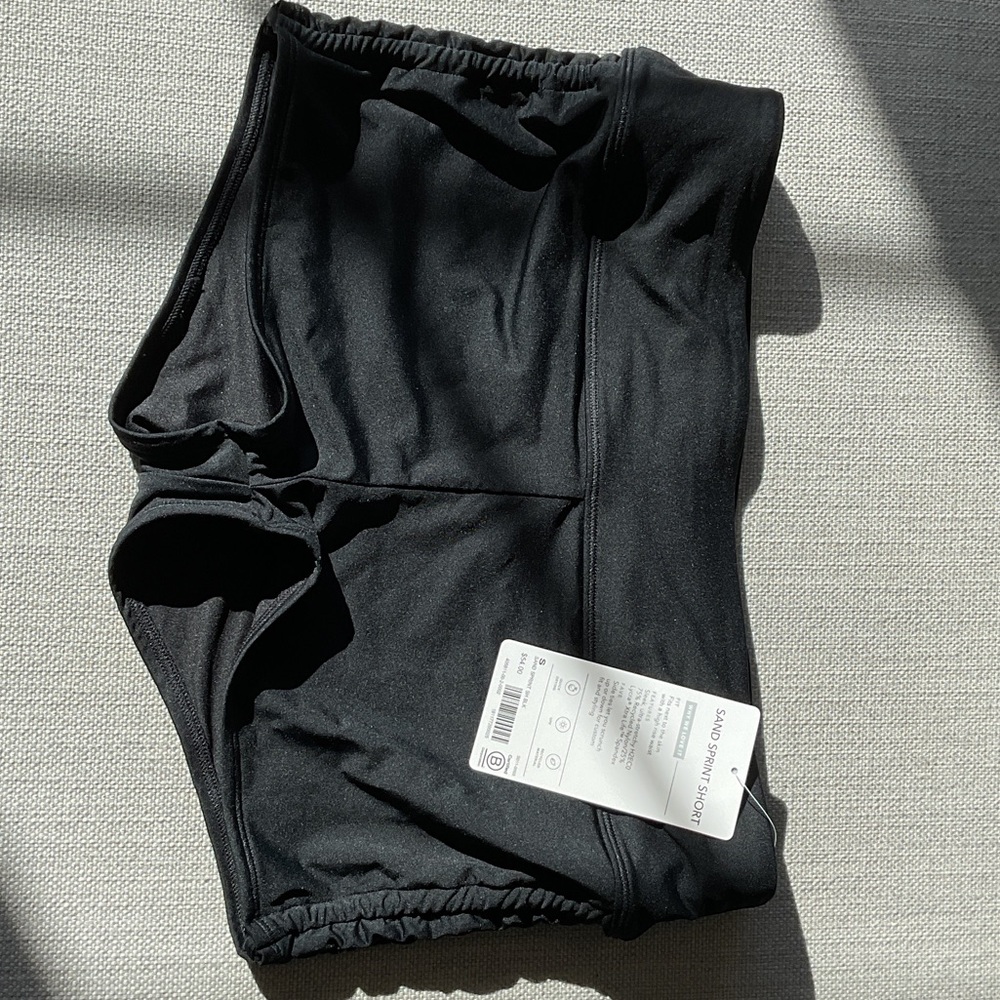 Black High-Waisted Shorts